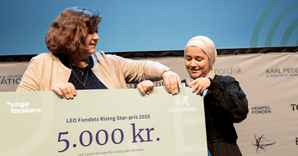 Gymnasieelev modtager LEO Fondets Rising Star-pris 2025
